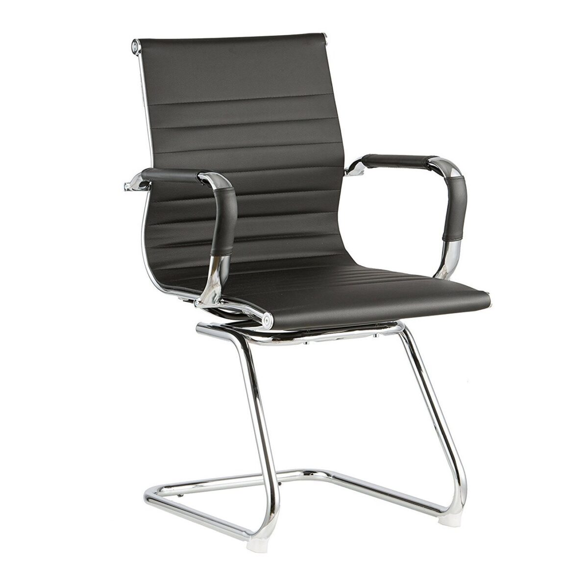Scaun Birou F-75L Black/Chrome Eco-Piele Descoperă confortul și eleganța cu scaunul de birou F-75L Black/Chrome din eco-piele. Ideal pentru orice spațiu de lucru, acest scaun modern combină stilul cu ergonomia. Alege calitatea în scaunele de birou și transformă-ți biroul!