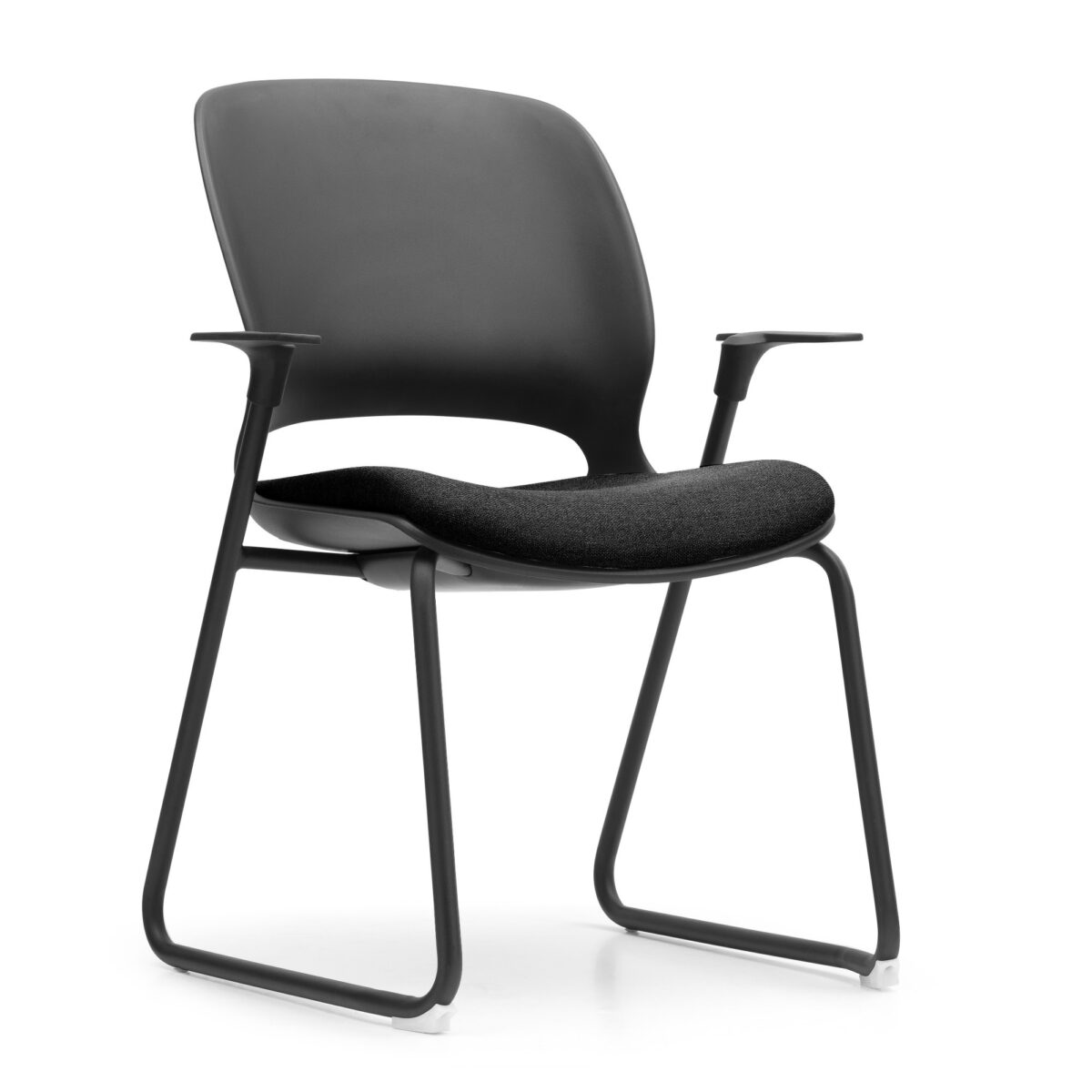 NEO Black Office Chair Discover the NEO Black Office Chair, comfortable and stylish, ideal for the office or home. With a durable metal frame and fabric upholstery, it is available in various colors to perfectly blend with your decor. It supports up to 150 kg!