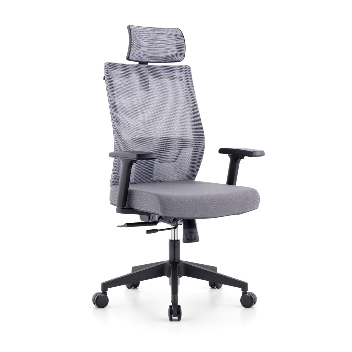 Galaxy Grey Office Armchair Experience ultimate working comfort with the GALAXY Grey office chair. Equipped with an advanced synchronous mechanism, height adjustment, 3D armrests, and adjustable lumbar support, this chair is perfect for long hours at the office. Choose style and comfort!