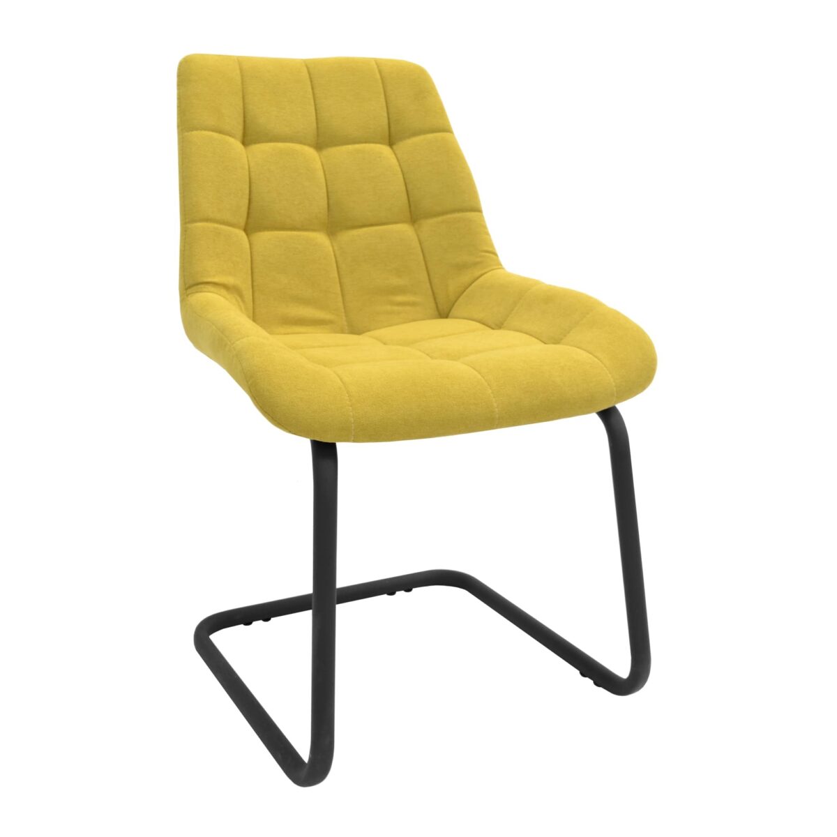 Scaun NICOLE CF Soro 40 Yellow Descoperiți Scaunul NICOLE CF Soro 40 în nuanța galbenă, perfect pentru bucătărie sau birou! Confortabil, ergonomic, cu o structură din placaj și tapițat cu stofă moale. Picioarele metalice protejează pardoseala. Înălțime de 48 cm și lățime de 51 cm, ideal pentru orice interior!