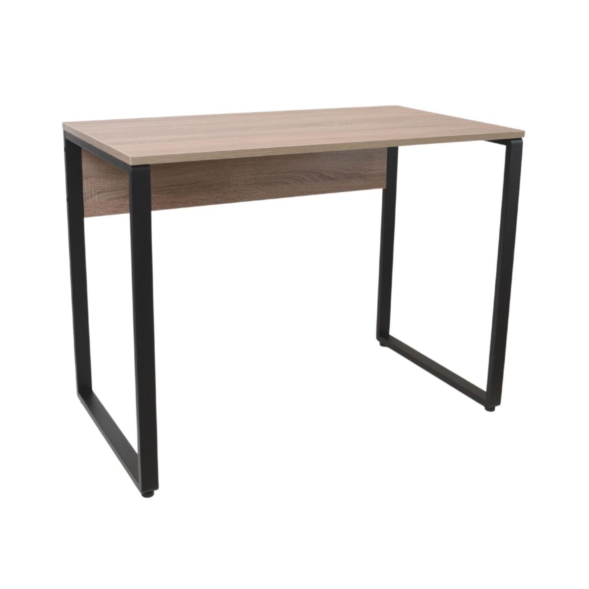 Masa Birou B-100 (100×55)~Trufe/Black Descoperă masa de birou B-100 în nuanța trufe/black, ideală pentru un spațiu de lucru confortabil. Cu dimensiuni de 100x55 cm, blatul din PAL melaminat de 18 mm oferă flexibilitate și funcționalitate. Alege mobilă birou modernă pentru un mediu productiv!