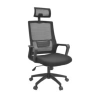 Fotoliu Birou ARENA~Black Descoperă fotoliul de birou ARENA Black, ideal pentru muncă productivă și confortabilă. Cu mecanism tilt, suport tetieră ajustabil și design modern, acest fotoliu îmbină elegant funcționalitatea cu stilul. Maximizează-ți confortul la birou!