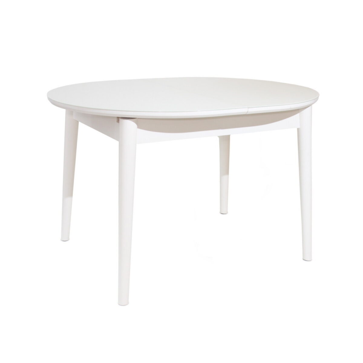 Extendable Table TB-07 Beige + White Legs 120/150×95 Discover the TB-07 extendable table, an elegant addition to your kitchen! With a modern design in beige and white shades and an easy extension mechanism, this table perfectly adapts to any occasion, providing space for 4-6 people. Ideal for kitchen furniture!