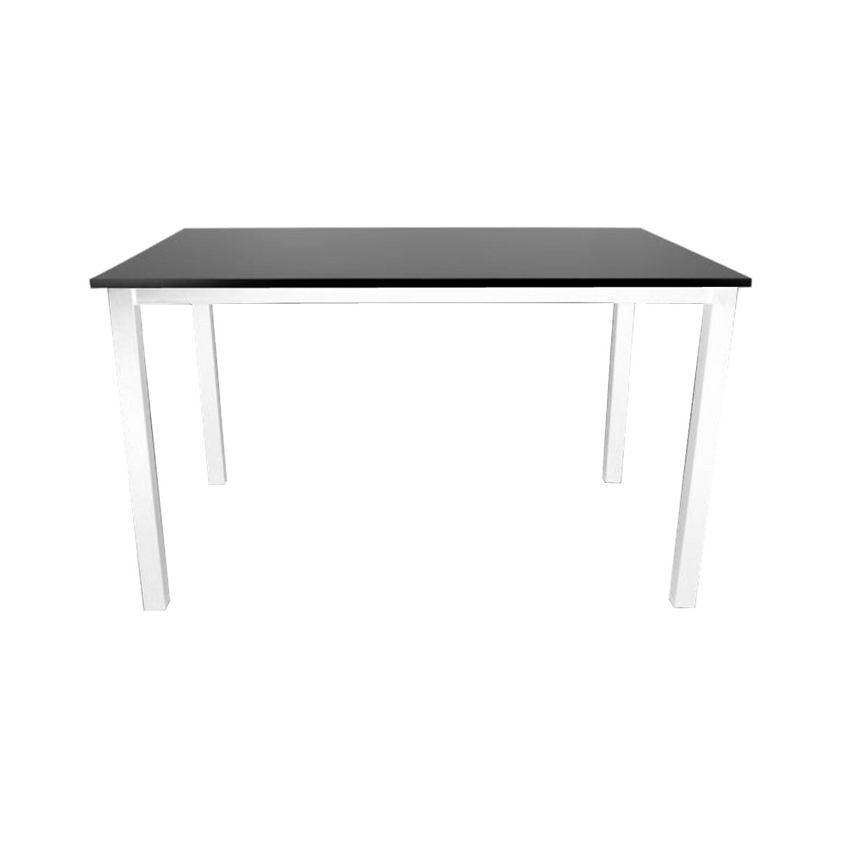 Masă Tl-02 Black/White Descoperă masa Tl-02 Black/White, perfectă pentru bucătăria ta! Cu un cadru metalic vopsit electrostatic și un blat din PAL melaminat, această masă combină eleganța cu funcționalitatea. Ideală pentru fiecare masă de zi cu zi!