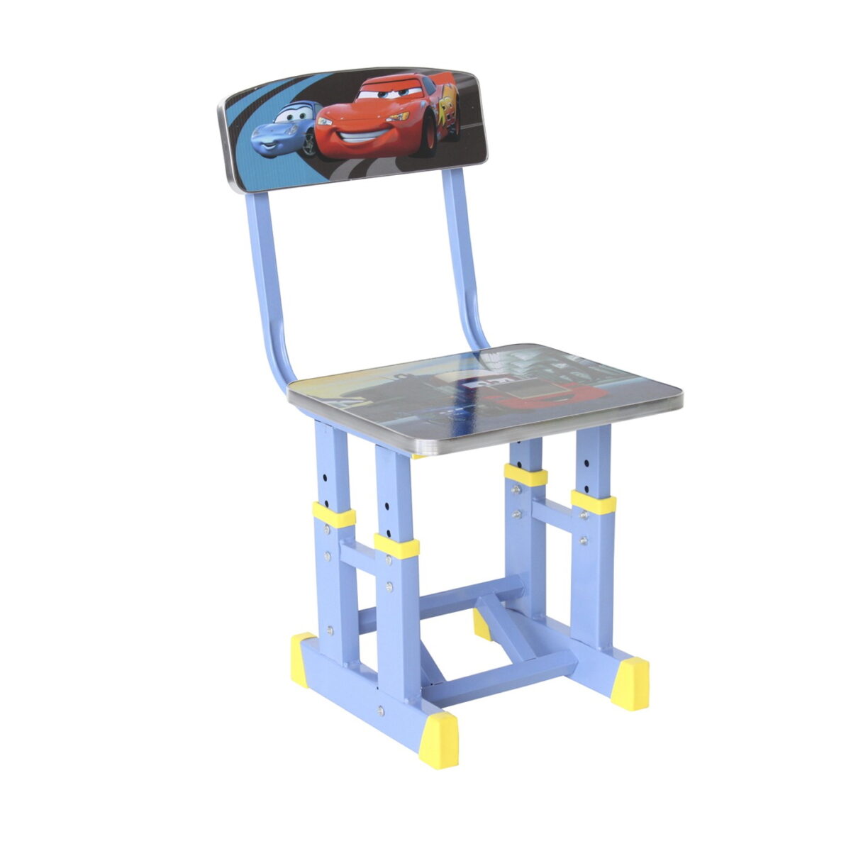 Scaun Copii Ls-57 Descoperă Scaunul pentru copii Ls-57, perfect pentru micuțul tău! Ajustabil, cu imprimeu vesel și confortabil din pânză, acest scaun din MDF și metal vopsit electrostatic este ideal pentru mâncat sau joacă. Dimensiuni compacte pentru fiecare cameră.