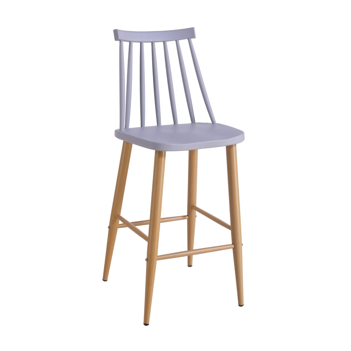 Scaun bar JACK~Dark Grey+Transprint Legs Descoperă scaunul de bar JACK în gri închis, o alegere elegantă și modernă pentru orice interior! Fabricat din plastic durabil și metal cu efect de lemn, acest scaun înalt combină designul scandinav minimalist cu confortul. Ideal pentru bungalow-uri și bucătării moderne!