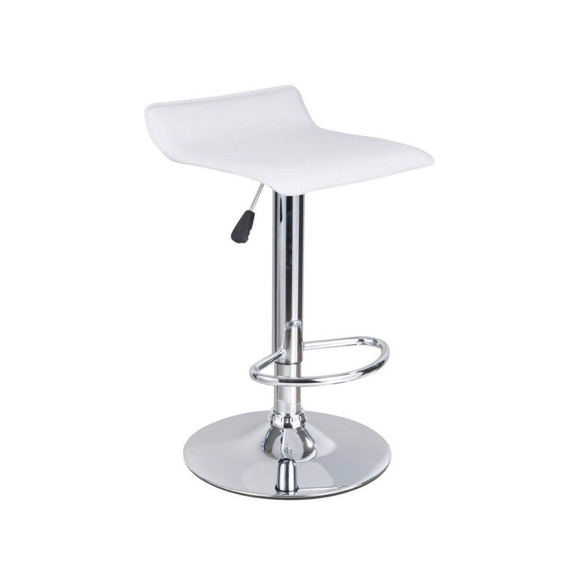 Scaun Bar Sb-12 White Descoperă scaunul de bar SB-12 White, un element elegant pentru baruri și bucătării. Cu un cadru din oțel cromat și șezut din piele ecologică, acest scaun înalt oferă confort și ajustabilitate. Ideal pentru orice spațiu modern, rezistent la uzură și cu mecanism de ridicare.