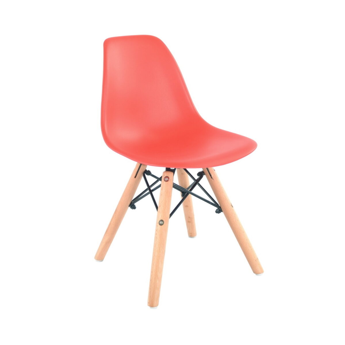 Scaun Copii EAMES BEBE Red Descoperă Scaunul EAMES BEBE Red, perfect pentru camera copilului! Confortabil și sigur, cu un design modern din plastic și picioare din lemn pentru stabilitate. Ideal pentru joacă, având dimensiuni ideale și ușor de curățat. O alegere excelentă pentru micuți!