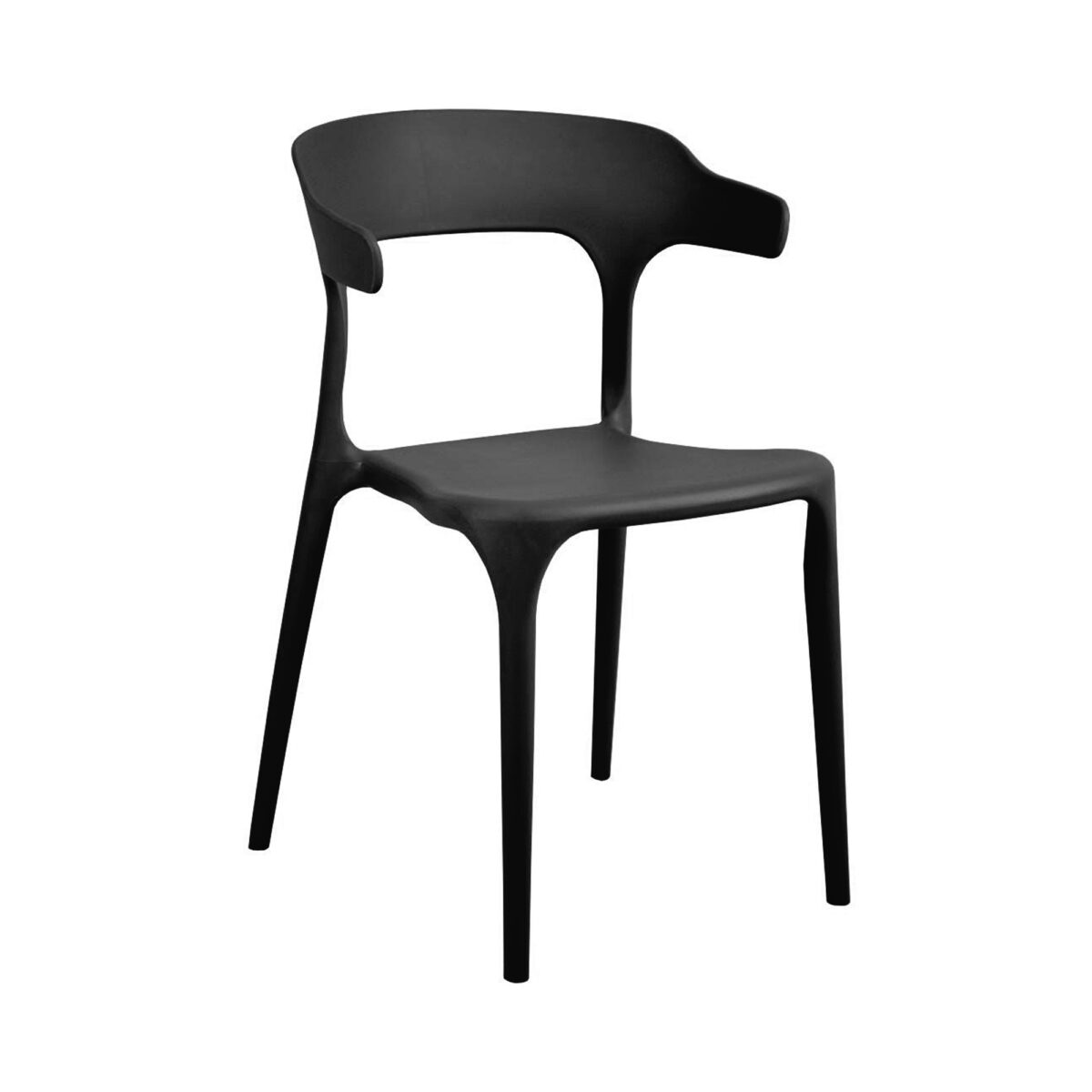 Scaun Spring~Black Descoperiți Scaunul Spring Black - ideal pentru orice spațiu! Fabricat din plastic rezistent la intemperii, acest scaun este ușor, portabil și ușor de întreținut. Potrivit pentru terase, grădini sau interior. Alegeți un mobilier modern și confortabil pentru experiențe plăcute în aer liber!