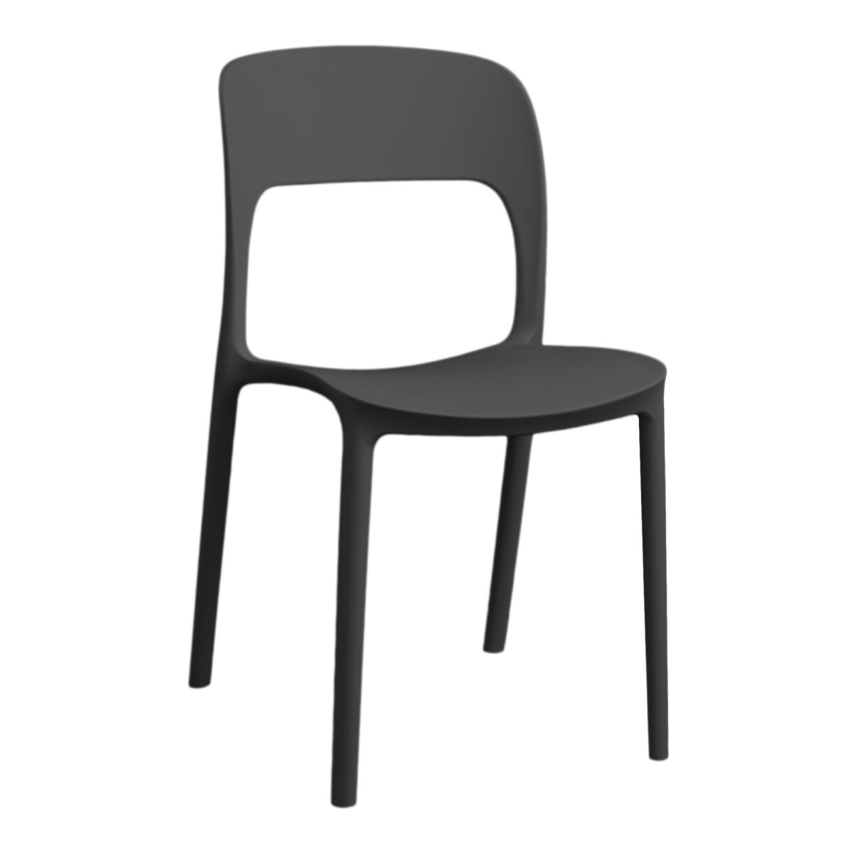 Scaun VIGO Black Descoperă scaunul VIGO Black, ideal pentru mobilierul Horeca, terasa sau grădină. Confecționat din plastic durabil, rezistent la intemperii și UV, oferă confort și este ușor de întreținut. Disponibil în diverse culori, perfect pentru orice decor!