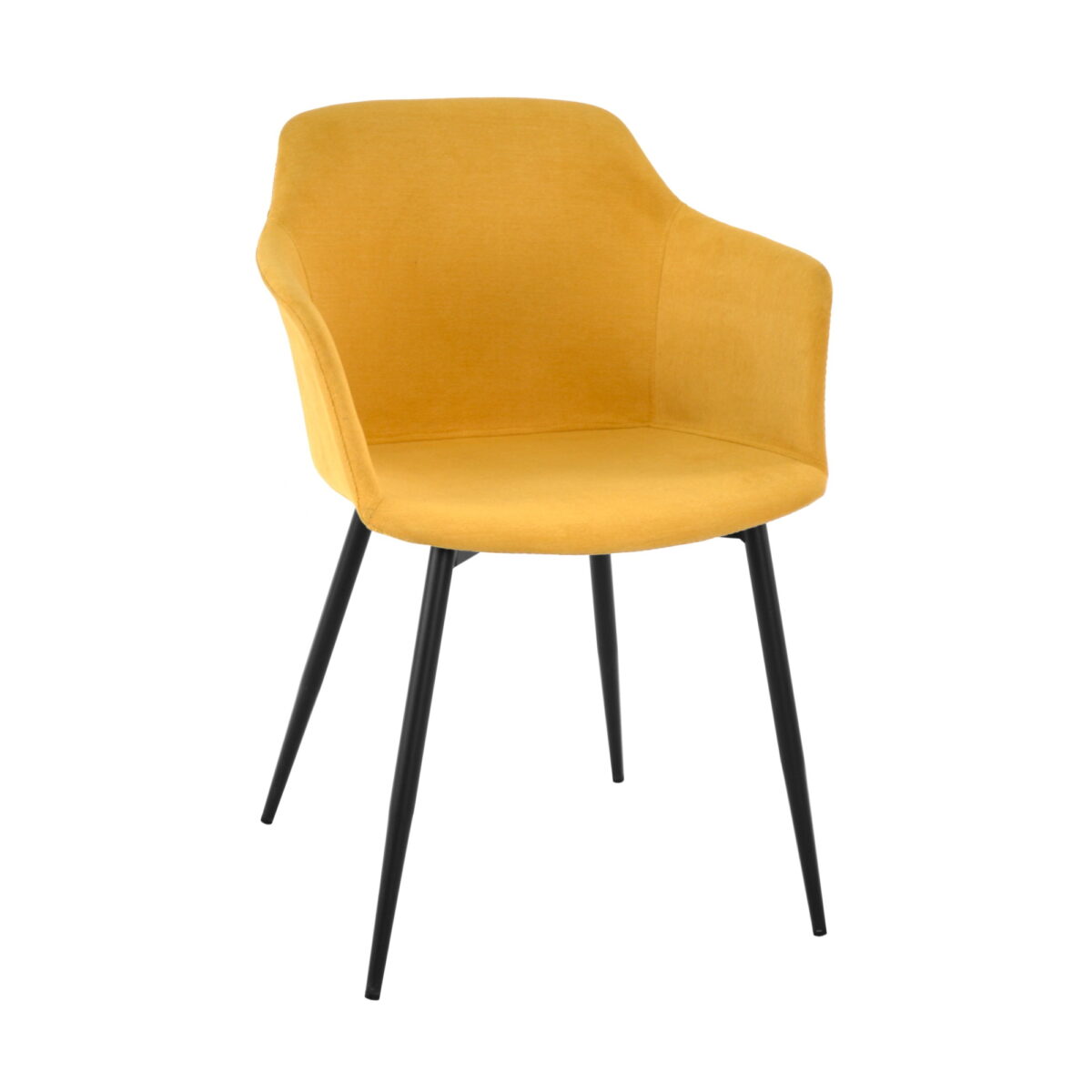 Scaun Aster Yellow Descoperiți confortul și stilul scaunului Aster Yellow, perfect pentru bucătăria dumneavoastră! Realizat din placaj și spumă poliuretanică, cu picioare metalice, acest scaun adaugă o notă vibrantă și practică. Înălțime ideală de 47 cm pentru un confort optim.