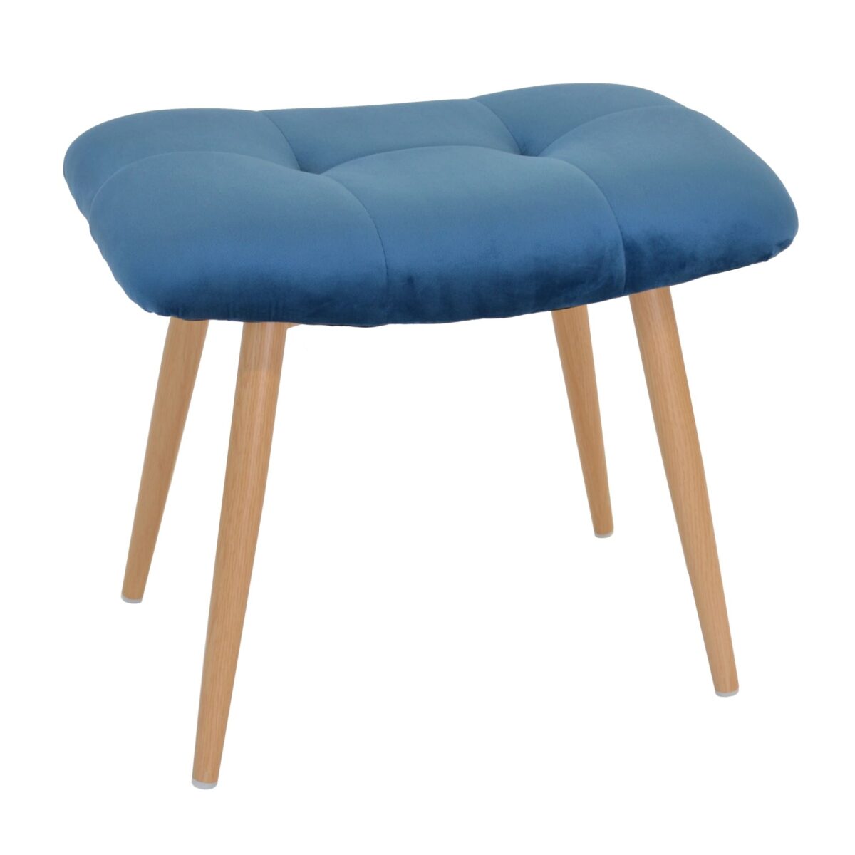 Taburet Raff Grey Descoperiți confortul și stilul cu Taburetul TRIO Blue. Realizat din materiale de calitate, cu cadru din placaj și tapițerie din stofă, acest taburet se integrează perfect în orice decor. Ideal pentru canapele, fotolii sau birou. Dimensiuni: 52x35x44 cm.
