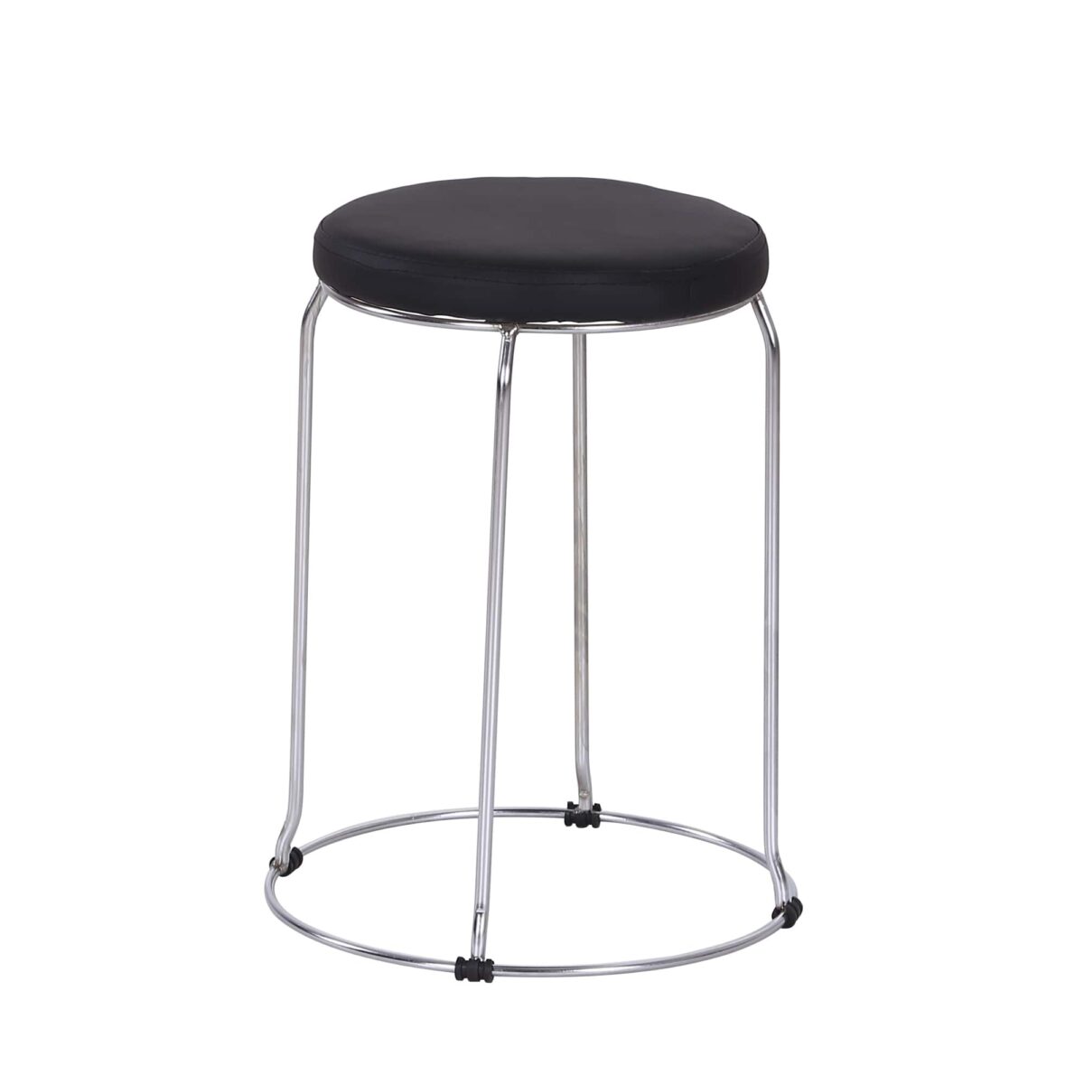 Taburet T-12-3 Black Descoperă Taburetul T-12-3 Black, o piesă modernă și practică pentru bucătăria ta. Fabricat din metal durabil și șezut din piele eco, acest taburet combină confortul cu stilul. Ideal pentru orice spațiu - bucătărie, bar sau birou. Alege mobilier funcțional!
