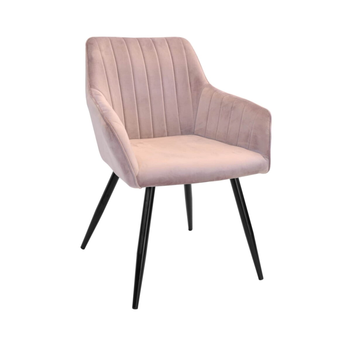 Scaun Iris Pudra Descoperiți scaunul Iris în nuanța pudră, perfect pentru bucătăria dumneavoastră! Confortabil, elegant și realizat din materiale de calitate, acest scaun din catifea are picioare metalice rezistente. Disponibil și în alte culori, aduce un plus de stil oricărei încăperi.
