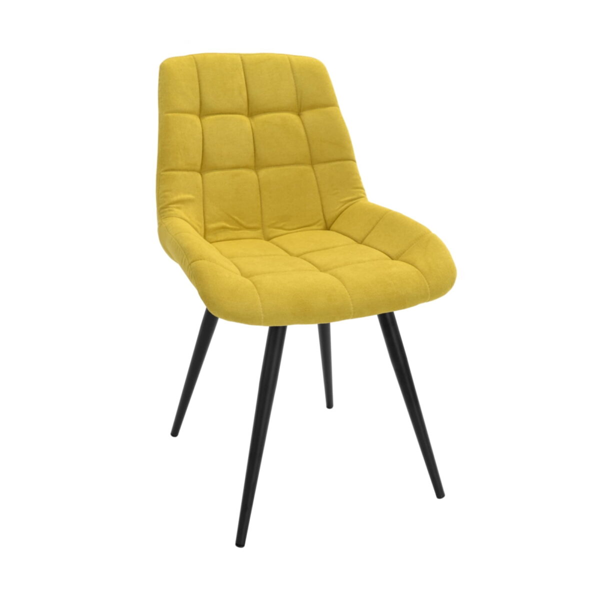 Scaun Nicole Soro 40 Yellow Descoperă scaunul Nicole Soro 40 galben, perfect pentru bucătăria ta! Cu un design elegant și confortabil, acest scaun are picioare din metal durabil și șezut din stofă moale, ideal pentru orice interior. Alege stilul și confortul pentru casa ta!