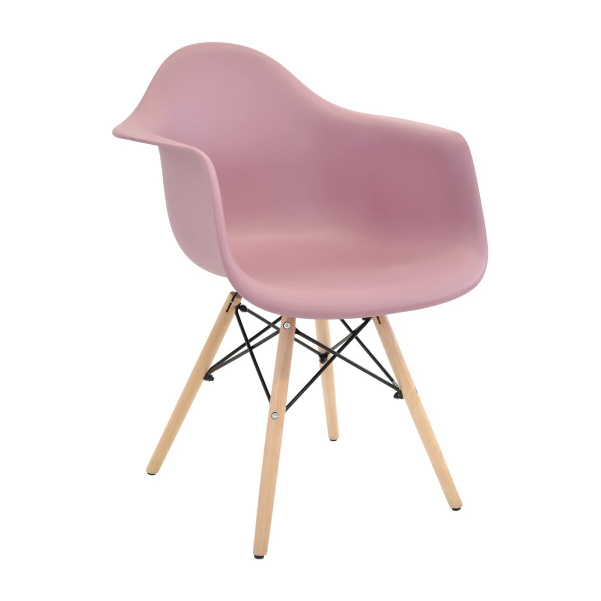 Fly Purple Chair Discover the Fly Purple chair, a modern and practical piece for your kitchen. Made from durable plastic, with a sturdy metal frame and solid wood legs, this chair offers both comfort and a natural look, and is easy to clean. Ideal for any decor style!