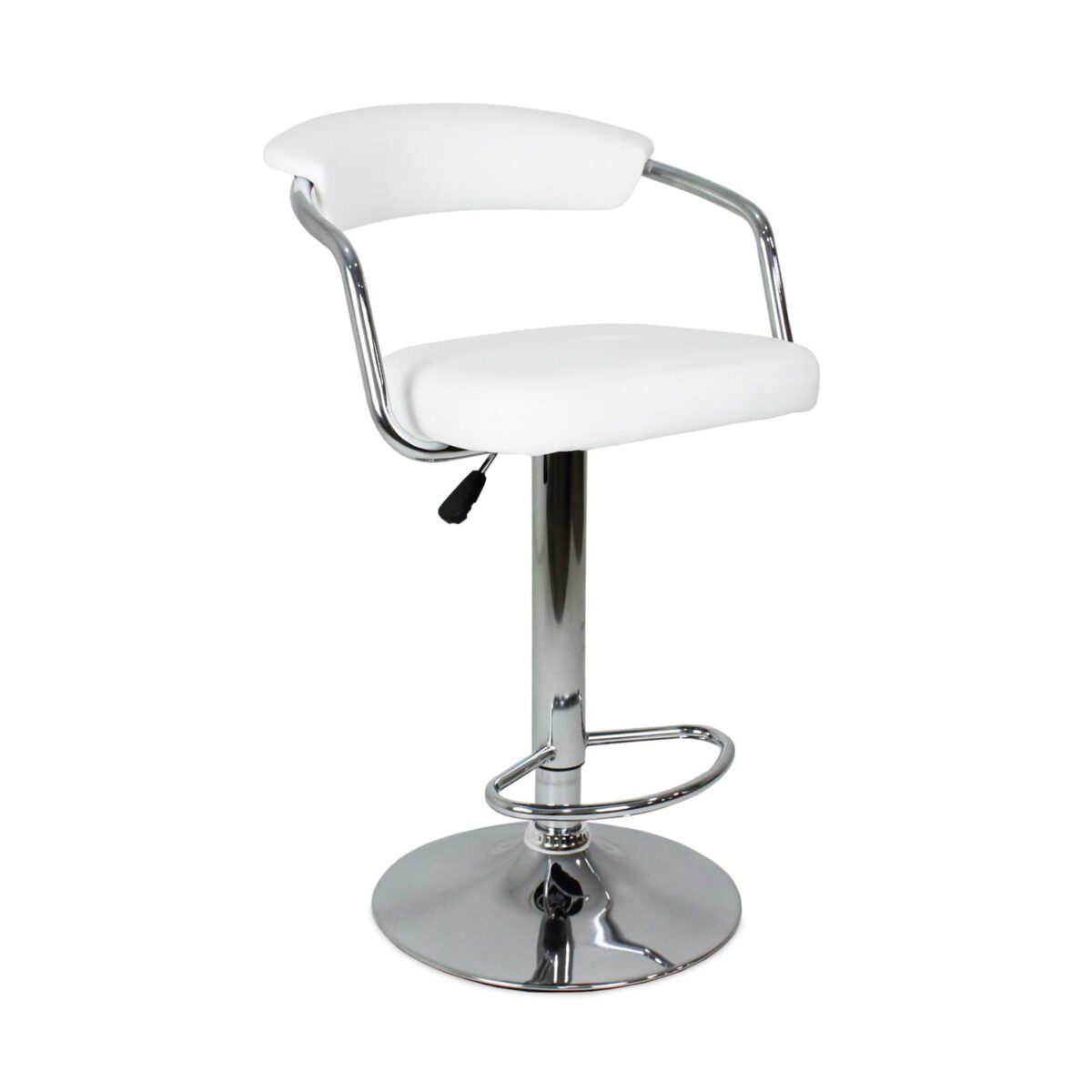 Scaun Bar Sb-31 White Descoperă scaunul de bar SB-31 White, cu structură din oțel cromat și tapițerie din piele ecologică. Ideal pentru mobila de bucătărie, oferă confort și suport lombar. Stil modern și ușor de asamblat. Perfect pentru un design elegant și funcțional!