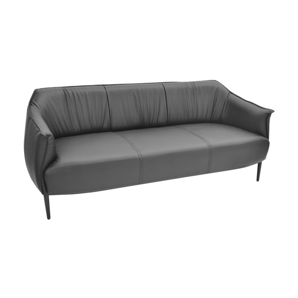 Canapea King 3 Descoperiți confortul suprem cu canapeaua King 3! Fabricată din metal și placaj, tapițată cu imitație de piele, această canapea elegantă se potrivește perfect în orice birou sau living. Dimensiuni ideale: 180 cm lungime, 85 cm adâncime. Adăugați un strop de stil și confort mobilierului dvs.