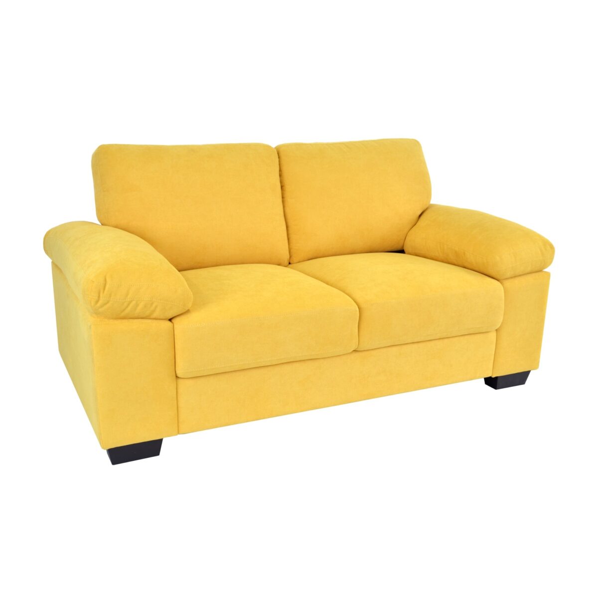 Canapea Oslo Yellow Descoperă canapeaua Oslo Yellow, o piesă de mobilier modernă pentru 2 persoane, completată cu perne decorative detașabile. Confortabilă și elegantă, cu picioare din plastic imitație de lemn. Ideală pentru orice birou sau living! Îmbunătățește-ți spațiul cu stil!