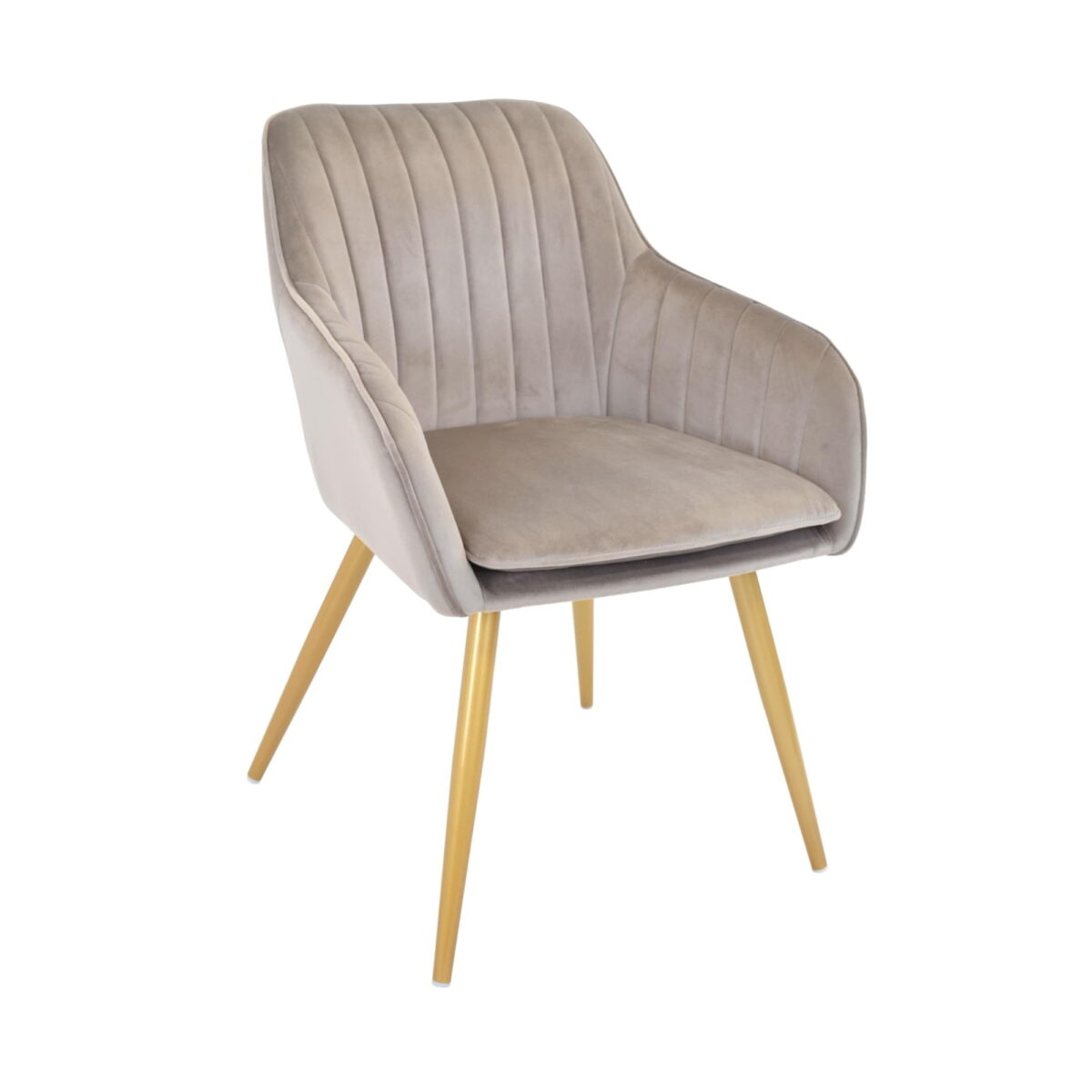 Scaun Iris Beige Golden Descoperiți scaunul Iris Beige Golden, ideal pentru mobilă de bucătărie! Cu un design elegant din catifea plăcută și picioare metalice, acest scaun oferă confort și stil. Înălțimea de 48 cm îl face perfect pentru orice spațiu. Alegeți-l și transformați-vă bucătăria!