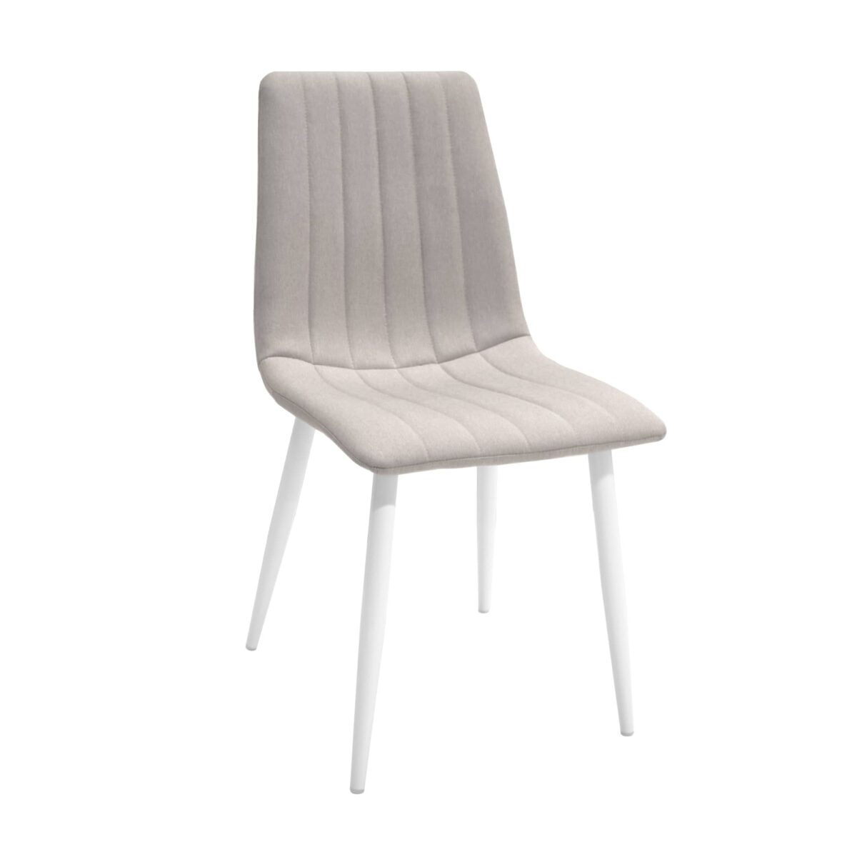 Стул Dc-90 (N14) Catifea Grey+White Legs Стул DC-90 в сером цвете — элегантное и комфортное решение для вашей кухни. Обито бархатом, с металлическими ножками, он сочетает стиль и функциональность. Высота 85 см, ширина сиденья 43 см. Также доступен в разных цветах и материалах. Преобразите свой интерьер!