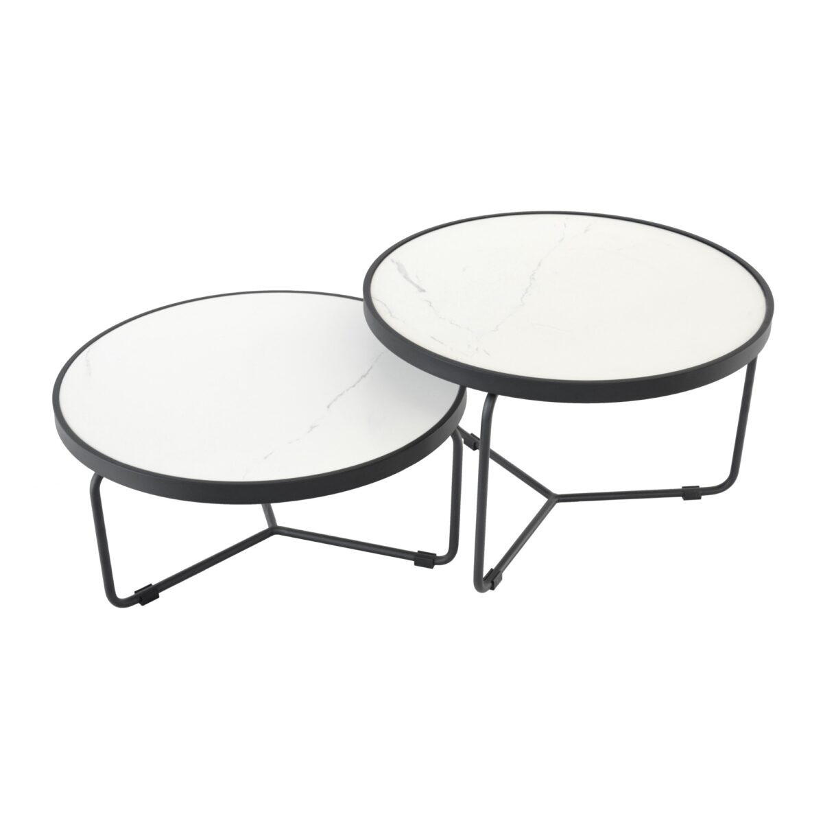 Monaco Coffee Table Set Discover the Monaco coffee table set, perfect for adding a touch of elegance to your living room. Ideal for moments of relaxation or gatherings with friends, these coffee tables integrate seamlessly into any decor. Choose style and comfort!