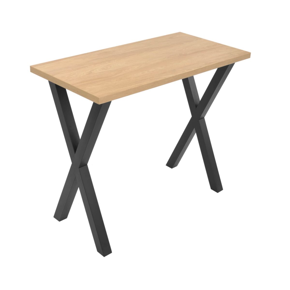 Bar Table/Break XENA 120×60 Discover the XENA bar table 120×60, ideal for kitchens or living rooms! With a modern design and elegant metal legs, this melamine-faced table offers stability and style. Customize the color and finish to perfectly match any decor. Perfect for socializing!