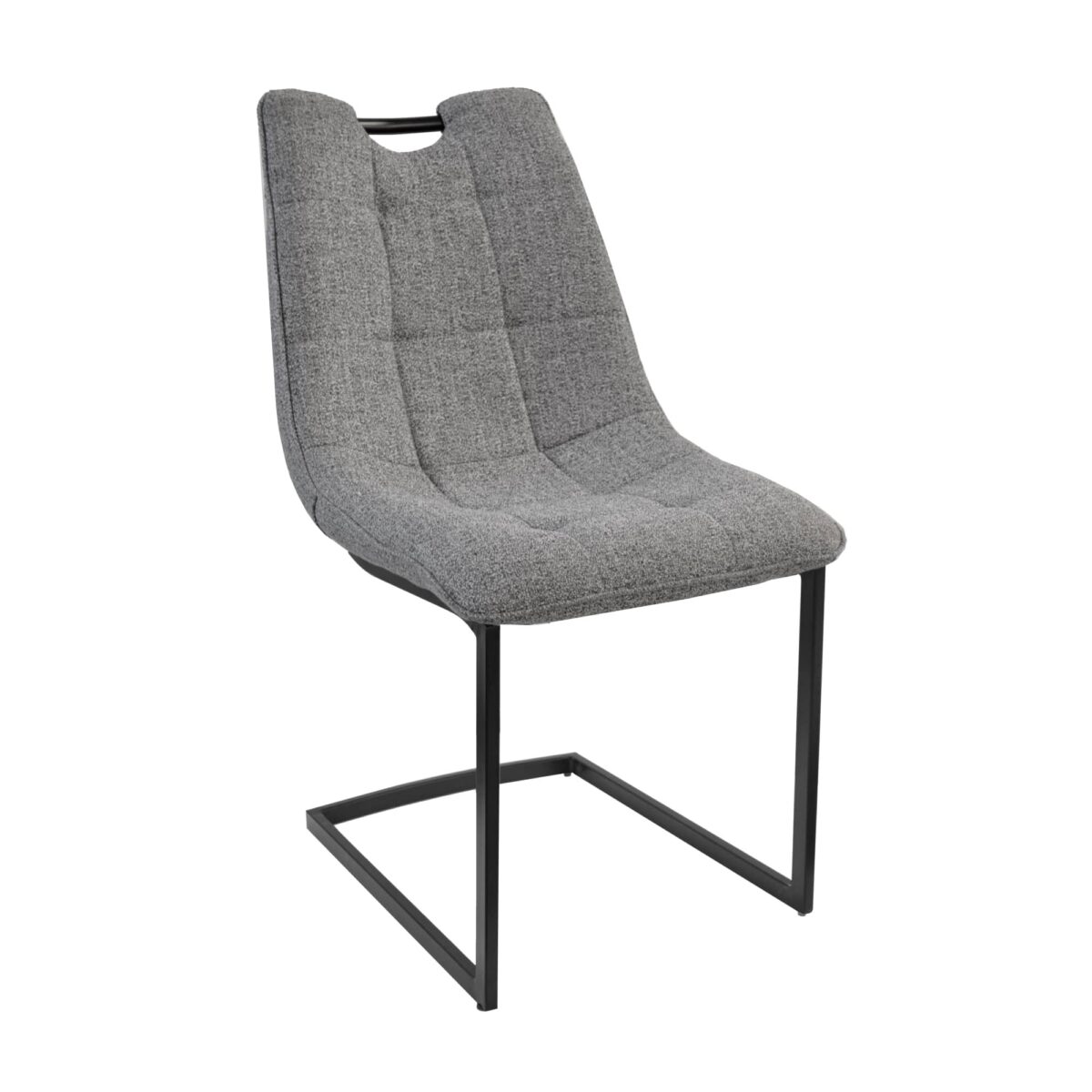 Scaun Confort Grey Descoperiți scaunul Confort Grey – confortul perfect pentru bucătăria dumneavoastră! Cu un corp elegant din placaj și tapițerie din stofă moale, acest scaun este ideal pentru un interior modern. Picioarele metalice protejează pardoseala, iar designul ergonomic oferă un sprijin excelent.