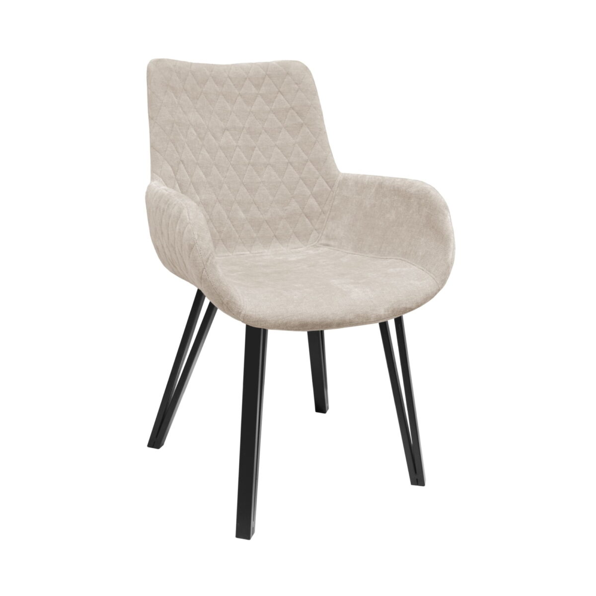 Scaun Lina Camel Descoperă scaunul Lina Camel pentru o bucătărie elegantă! Tapițat cu stofă fină, are un corp din placaj și picioare din metal rezistent. Ideal pentru un plus de stil în mobilă! Înălțime 86 cm, șezut confortabil la 47 cm.