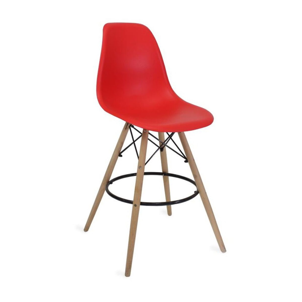 Барный Стул Bd-37 Red Барный стул Eames Sb-37 Red — идеальное сочетание стиля и комфорта. С прочной конструкцией, удобной наклонной спинкой и деревянными ножками, он станет украшением вашего бара или кухни. Легко чистится и собирается. Обеспечивает комфорт на длительное время!