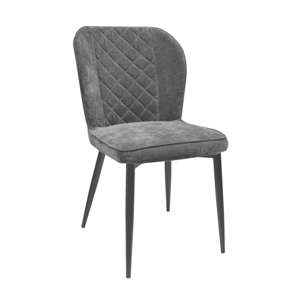 Стул Tusk Dark Grey+Black Legs Стул Tusk в темно-сером цвете с черными ножками идеально дополнит ваш интерьер. Комфортный, с обивкой из мягкой ткани и металлическими ножками, он станет отличным выбором для кухни. Доступен в различных цветах и вариантах, чтобы гармонировать с вашим стилем.