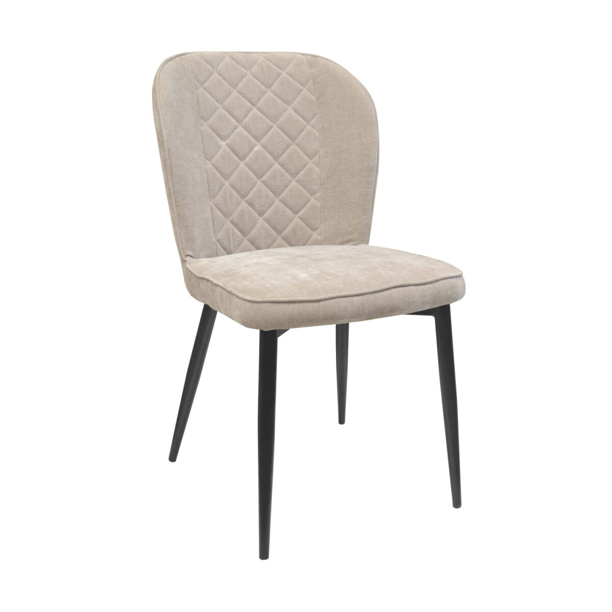 Tusk Camel+Black Legs Chair