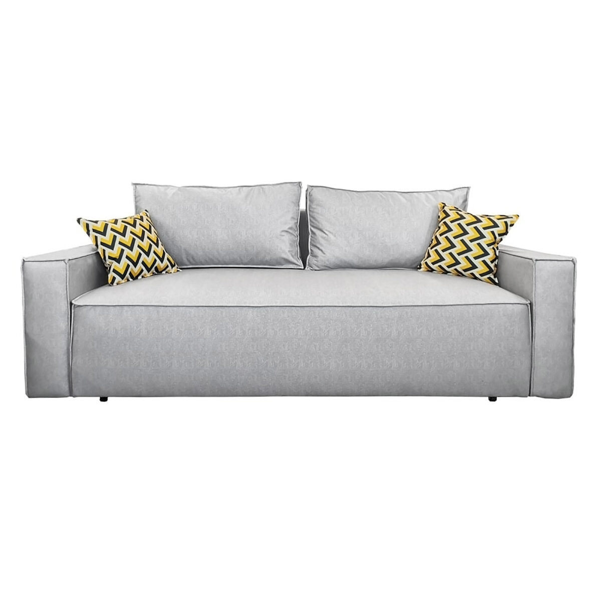 Canapea Extensibilă Kalifornia Grey Descoperiți canapeaua extensibilă Kalifornia Grey, perfectă pentru orice spațiu! Cu un cadru din lemn și arcuri independente, oferă confort deosebit. Tapițată cu stofă de calitate, măsoară 230 cm lățime și se transformă ușor într-un pat. Ideală pentru livingul dvs.!