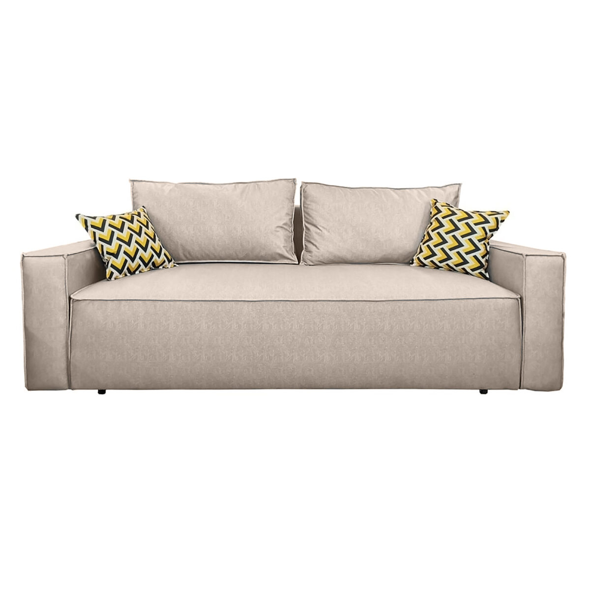 Canapea Extensibilă Kalifornia Beige Descoperă canapeaua extensibilă Kalifornia Beige, ideală pentru orice interior! Construită cu un cadru din lemn și tapițată cu stofă, oferă confort maxim și lădiță de depozitare. Mecanismul Eurocarte permite transformarea ușoară într-un pat confortabil. Cumpără acum!