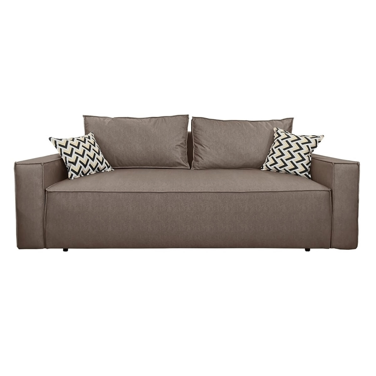 Canapea Extensibilă Kalifornia Brown Descoperiți canapeaua extensibilă Kalifornia Brown, ideală pentru orice interior. Cu un cadru din lemn, tapițată cu stofă și dotată cu ladă de depozitare, oferă confort și funcționalitate. Mecanismul Eurocarte permite transformarea ușoară într-un pat confortabil.