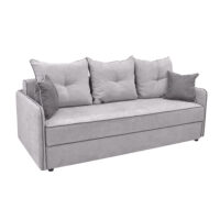 Latio Grey Extendable Sofa Discover the comfort of the Latio Grey extendable sofa! Made from quality materials and featuring a modern design, it easily transforms into a spacious bed measuring 190 x 140 cm. Perfect for the living room or guest rooms. Choose elegance and functionality!