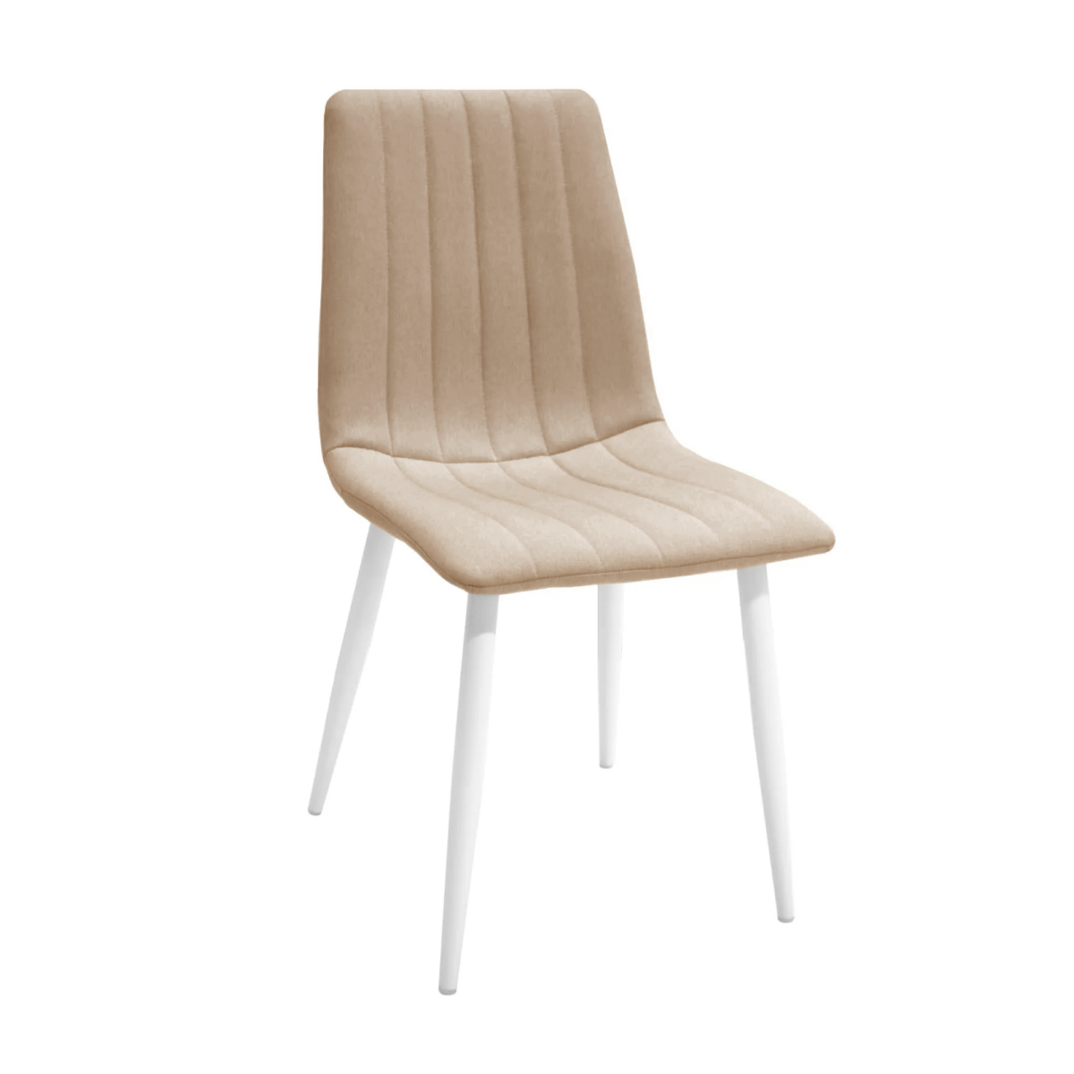 Стул Dc-90 (N3) Denim Light-Beige+White Legs Стул DC-90 в цвете светло-бежевый с белыми ножками – идеальный выбор для вашей кухни. Элегантный дизайн и мягкая обивка обеспечивают комфорт и стиль. Доступен в нескольких цветах и материалах, подойдёт для любого интерьера. Высота 85 см, комфортная ширина.