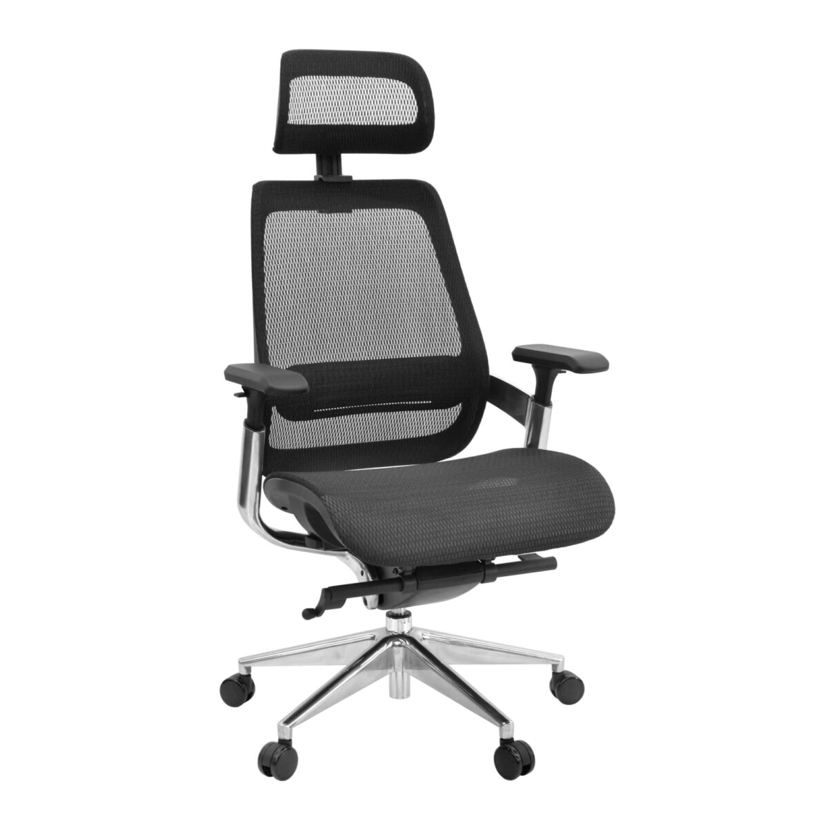 Scaun De Birou Kb-002a Black Descoperă Scaunul de Birou Kb-002a Black, ideal pentru confortul tău! Cu mecanism sincron avansat, brațe 3D, suport lombar și tetieră ajustabilă, este alegerea perfectă pentru birou. Asigură-ți o experiență ergonomic plăcută și productivă!