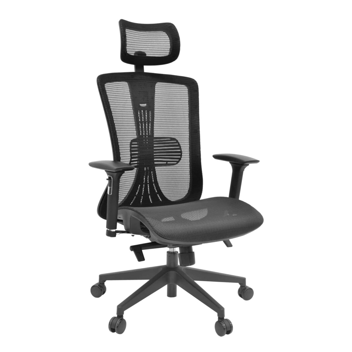 Scaun De Birou Kb-A16 Black Descoperă scaunul de birou Kb-A16 Black, ideal pentru confortul tău la birou! Cu mecanism sincron, brațe 3D ajustabile, suport lombar și tetieră reglabile. Alege confortul și susținerea necesară în timpul orelor de muncă!