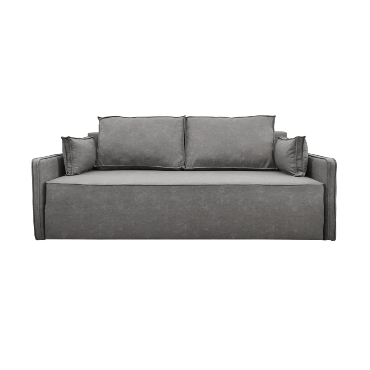 Canapea Extensibilă Greiss Grey Descoperiți canapeaua extensibilă Greiss Grey, perfectă pentru 2-3 persoane! Confortabilă, cu cadru din lemn și tapițerie moale, oferă un pat generos de 155x195 cm. Ideală pentru orice spațiu! Caracteristici: ladă de depozitare, mecanism Eurocarte.