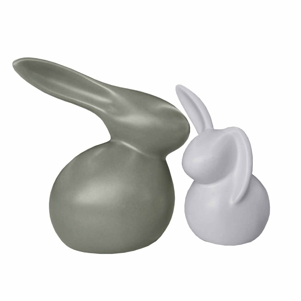 Set Figurine Iepurași Adaugă o notă de eleganță și veselie în decorul casei tale cu setul de figurine iepurași din ceramică! Ideal pentru birou, cameră de zi sau dormitor, aceste piese decorative inspirate din natură sunt perfecte pentru a crea o atmosferă primăvăratică.