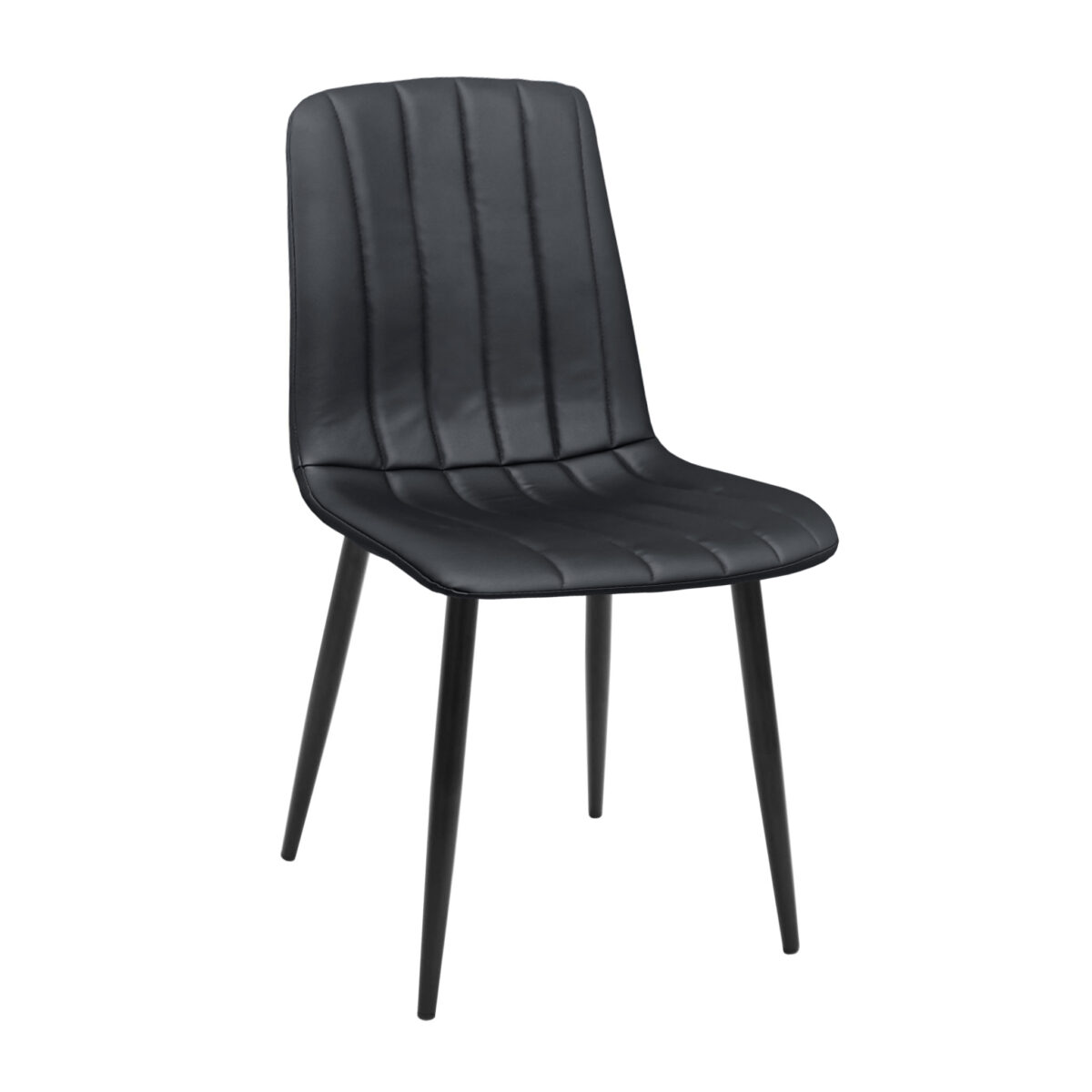 Стул Dc-90p Eco-Piele Black+Black Legs Стул DC-90P Eco-Piele Black — идеальное решение для вашей кухни! Элегантный дизайн, мягкая кожаная обивка и прочные металлические ножки обеспечат комфорт и стиль. Высота 85 см, ширина сиденья 43 см. Также доступен в различных цветах и материалах.