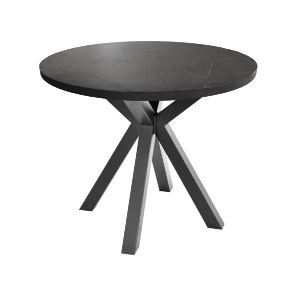 Masă KLEO Marmură Neagră Ø90 Descoperiți masa KLEO cu marmură neagră Ø90, perfectă pentru amenajarea bucătăriei dumneavoastră. Un design elegant și modern ce completează orice interior. Ideală pentru momentele petrecute alături de familie și prieteni!