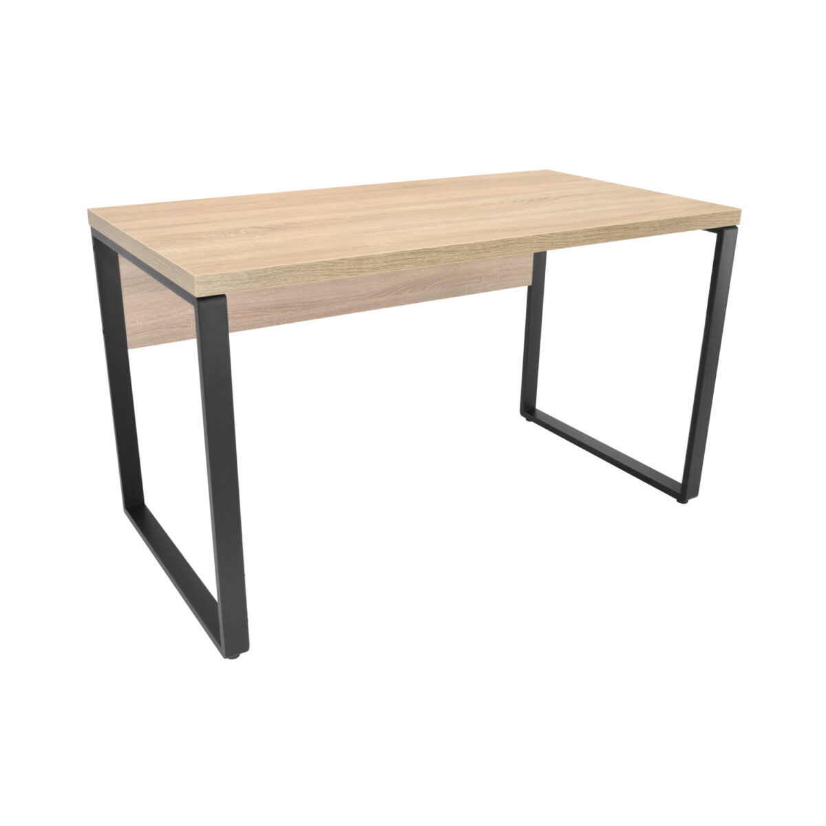 Masa Birou B-130 (130×68) Sonoma/Black Descoperiți Masa Birou B-130 (130x68) Sonoma/Black, ideală pentru birouri moderne. Fabricată din PAL melaminat de 36 mm, oferă ergonomie și funcționalitate. Blat de 130 cm lățime și 68 cm adâncime, cu piciorușe reglabile pentru confort sporit.