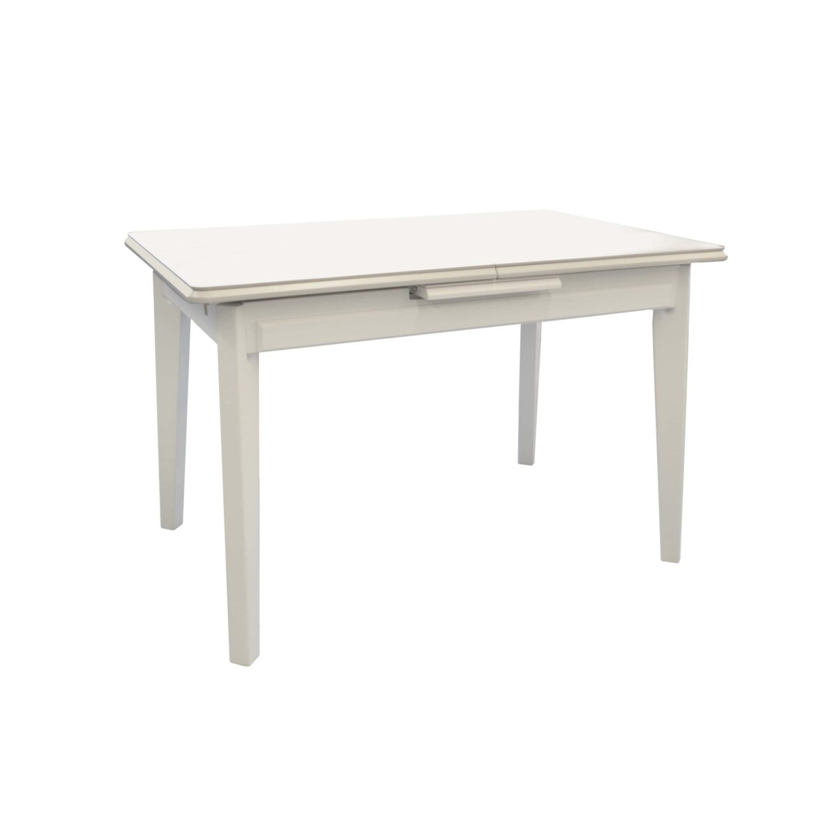 Expandable Table MALTA 120/150×75 Discover the MALTA extendable table 120/150x75, ideal for any kitchen! With a ceramic top resistant to extreme temperatures and an easy-to-use extension mechanism, this adaptable table comfortably seats 4-6 people. Elegance and functionality for your dining experiences!