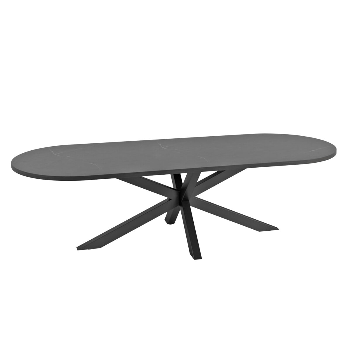Vesta Table (Oval Top) 2400×90 Discover the Vesta table with an oval top measuring 2400×90, perfect for an office or kitchen. Elegant and functional, it fits seamlessly into any space, making it the perfect choice for conference tables or family gatherings. Transform your atmosphere in style!