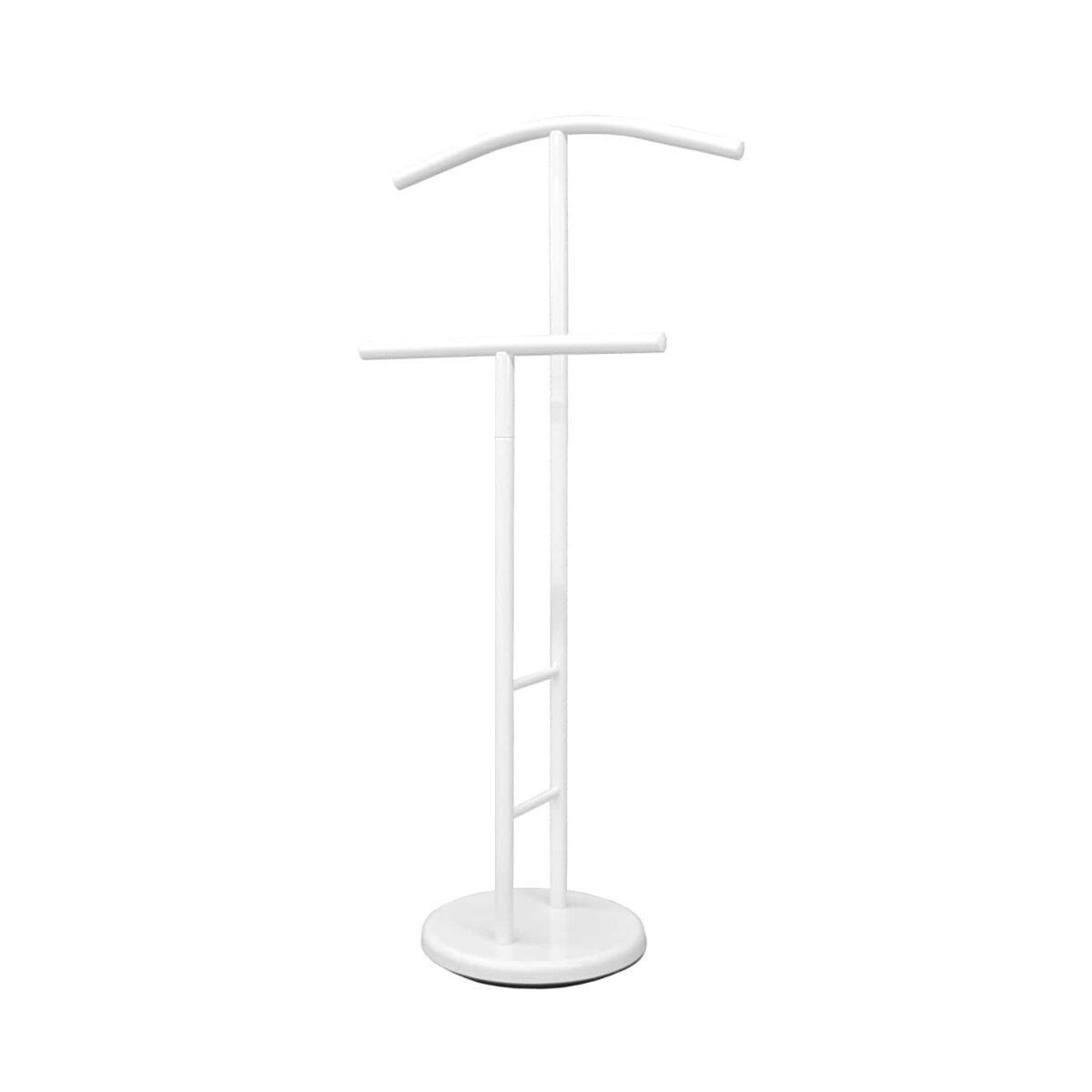 Portmantou Gc1665 White Descoperiți Portmantoul Gc1665 White, ideal pentru birou și living. Cu o structură metalică vopsită electrostatic și bază din plastic durabil, acest suport pentru haine combină stilul cu funcționalitatea. Dimensiuni: 48 cm lățime, 28 cm adâncime, 104 cm înălțime.