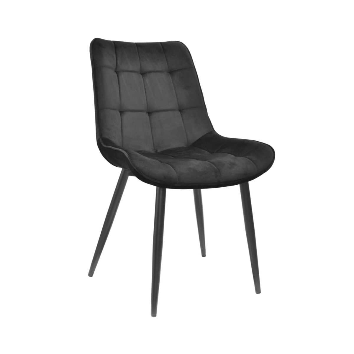 Стул Hans~Catifea Black HLR66+Black Legs Найдите идеальный стул для вашей кухни! Стул Hans Catifea Black предлагает комфорт и стиль благодаря мягкому бархату и прочному металлическому каркасу. Доступен в различных цветах, высота 86 см, сиденье 55 см. Обновите свою мебель с Hans!