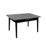 Masă Extensibilă Granna Grey+Black Legs Descoperiți eleganța și versatilitatea mesei extensibile GRANNA, perfectă pentru bucătăria dumneavoastră. Această masă de mobilier se adaptează nevoilor dvs., oferind spațiu generos pentru familie și prieteni. Alegeți confortul și stilul în bucătărie!