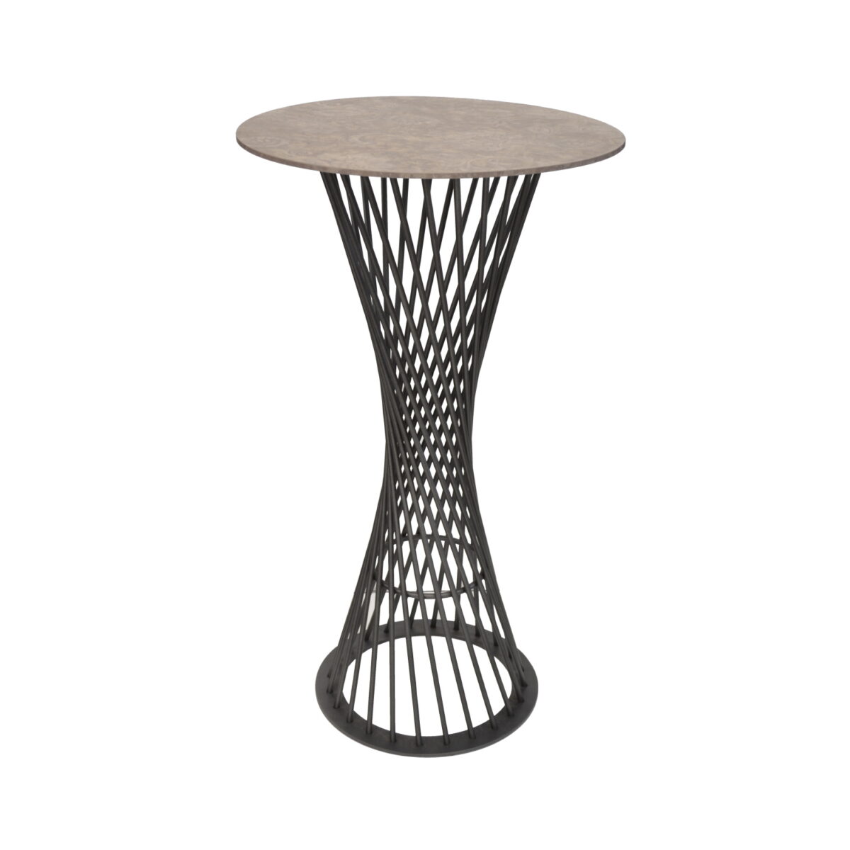 Bar Table/Break FELICIA Cleaf Ø60 Discover the FELICIA bar table by Cleaf, perfect for your kitchen! With its elegant design, durable melamine top, and sturdy metal frame, this high table stands 105 cm tall and has a diameter of 60 cm, offering comfort and functionality. Ideal for 2 people, it is also available in custom colors!